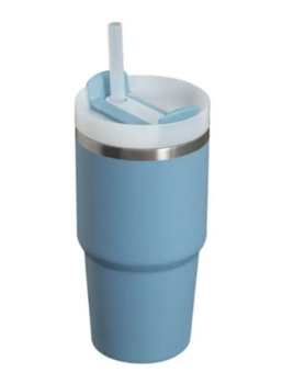 Stanley The Quencher H2.0 FlowState Termokrūze ar salmiņu 0.6L Zilganvioleta (2810826364)