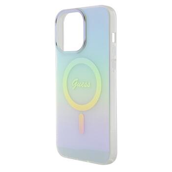 Guess IML Iridescent MagSafe Back Case Защитный Чехол для Apple iPhone 15 Pro Max (GUHMP15XHITSQ)