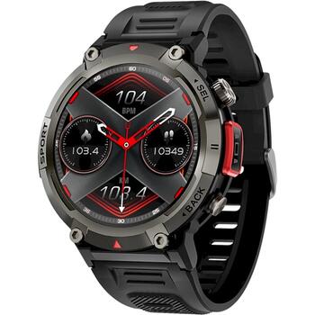 VELTORI VT140-1 Smartwatch Ремешок для смарт-часов силиконовый / чёрный (VT140-1)