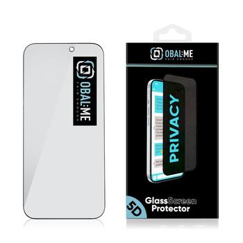 OBAL:ME Privacy 5D Glass Screen Protector Защитное стекло с приватным фильтром для Apple iPhone 17 Pro Max чёрный (57983127172)