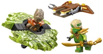 LEGO NINJAGO 71850 Lloyd vs Elemental Monster Spinner Konstruktors (71850)