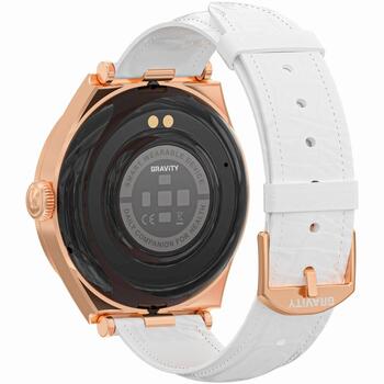 Smartwatch Gravity Умные часы / розовое золото-белый (GT25-5)