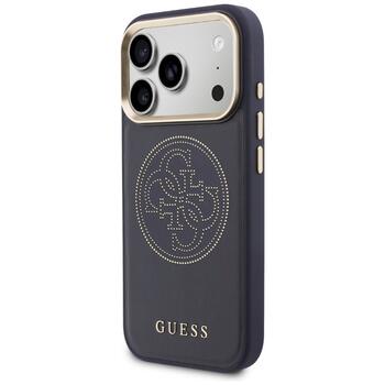 Guess Perforated 4G MagSafe Case Защитный чехол для iPhone 17 Pro Max / синий (GUHMP17X5PG4SRGB)