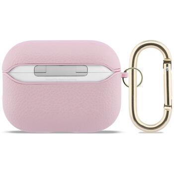 Case Guess Grained Classic Logo Hook Защитный чехол для AirPods Pro 3 / розовый (GUAP3PGUGMP)