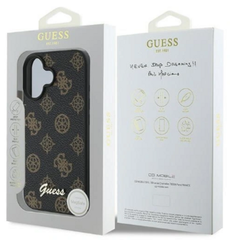 Guess GUHMP16MPGPYSK Aizmugurējais Apvalks Priekš Apple iPhone 16 Plus (GUHMP16MPGPYSK)