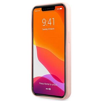 Guess GUHCP13XLS4GWPI Silicone 4G Logo Защитный чехол для iPhone 13 Pro Max 6,7
