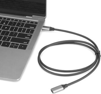 RoGer USB-C Extension Cable Удлинительный кабель 10Gbps 1m (RO-USBC-EXT-1M-BK)