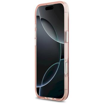 Case Guess IML Gradient Triangle Logo MagSafe Aizsargapvalks priekš iPhone Air / rozā (GUHMP17MHGTMLCGP)