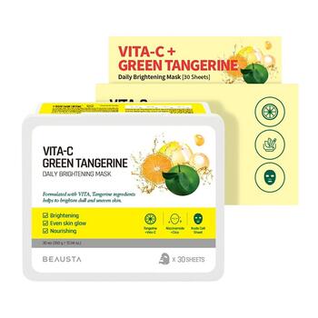 Beausta Cicarecipe Green Tangerine Daily Vita Mask 30 pcs Маска для лица (8809577462158)