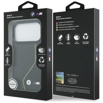 BMW M Carbon Line & Logo MagSafe Case Защитный Чехол для Apple iPhone 17 Pro (BMHMP17L25PCCSCKY)