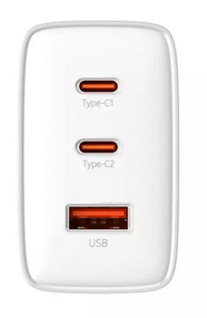 Baseus OS-Cube Pro 2xUSB-C / USB Настенное Зарядное Устройство 65W (P10152301213-00)