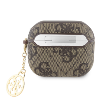 Guess 4G PU Charm Case Austiņu Maciņš Apple AirPods 3 (GUOA3P4E4CDW)