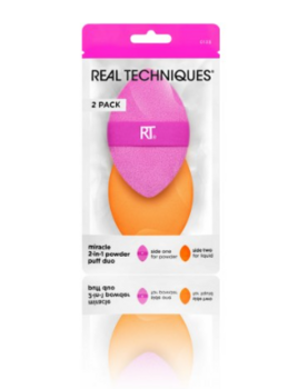 Real Techniques Miracle 2-In-1 Powder Puff Губка для макияжа (079625439366)