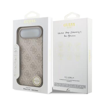 Guess 4G Charm Case Aizsargapvalks priekš Apple iPhone 17 Air (GUHMP17MGF4GCP)