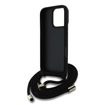 Guess GUHCP16LP4GMGCRW PU 4G Metal Logo Crossbody Strap Case Чехол для Apple iPhone 16 Pro (GUHCP16LP4GMGCRW)
