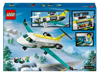 LEGO 60465 City Emergency Plane Gaisa ātrās palīdzības lidmašīna Konstruktors (60465)
