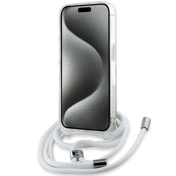Karl Lagerfeld KLHMP14LHCCHNT Hardcase IML Choupette Head & Cord Magsa Aizsargapvalks priekš iPhone 14 Pro 6.1
