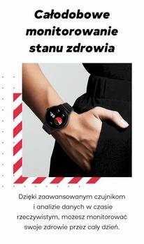 Smartwatch Damski GRAVITY GT12-7 Смарт-часы с силиконовым ремешком + серебристым браслетом / чёрный (GT12-7)