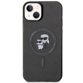 Karl Lagerfeld KLHMP15MHGKCNOK Hardcase Karl&Choupette Gli Aizsargapvalks priekš iPhone 15 Plus / 14 Plus 6.7