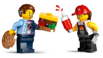LEGO City 60404 Burger Truck Konstruktors (60404)