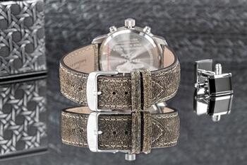 ZEPPELIN 100 Jahre Chronograph Vīriešu pulkstenis 8680-4 / sudraba (8680-4)