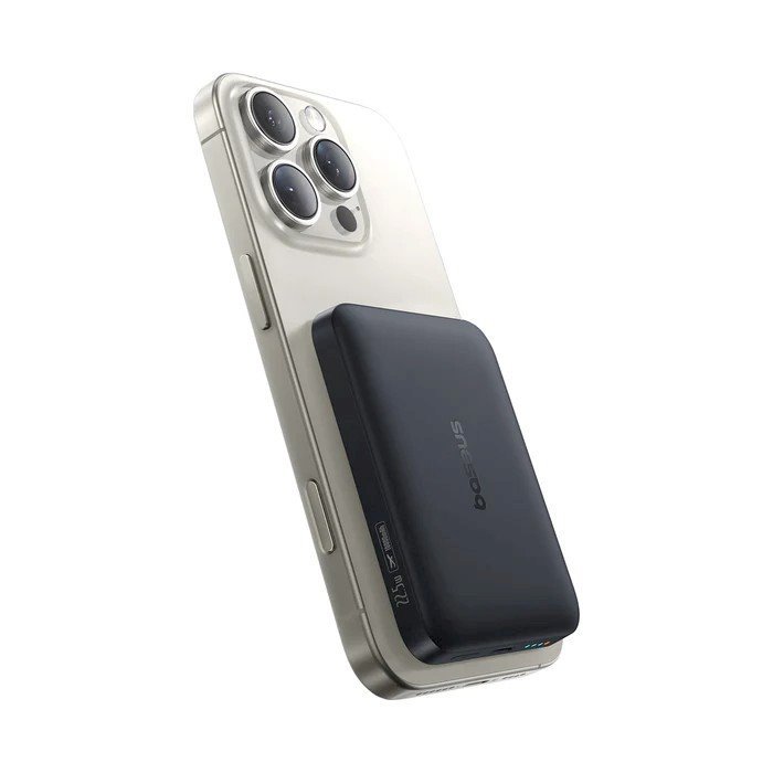 Baseus EnerFill FM11 Magnētiskais powerbank 22.5W 10000mAh / mēness balts (P1008210E213-00)