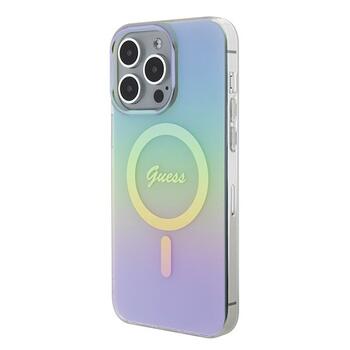 Guess IML Iridescent MagSafe Back Case Защитный Чехол для Apple iPhone 15 Pro Max (GUHMP15XHITSQ)