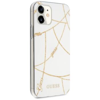 Guess GUHCP12SPCUCHWH Gold Chain Collection Защитный чехол для iPhone 12 mini 5,4