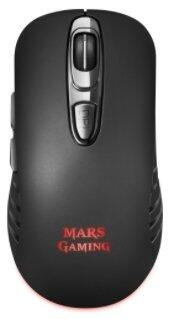 Mars Gaming MMW2 Беспроводная игровая мышь с Дополнительными кнопками / RGB / 3200 DPI (MMW2)
