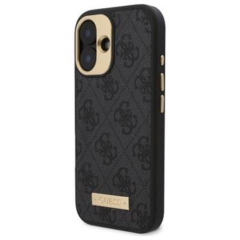 Guess GUHMP16MU4GPRK Hardcase 4G Logo Plate MagSafe Защитный чехол для iPhone 16 Plus 6.7