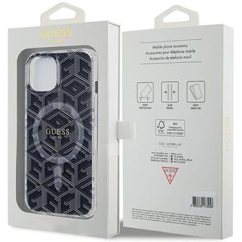 Guess GUHMP15SHGCUSTGK Hardcase IML GCube MagSafe Защитный чехол для iPhone 15 / 14 / 13 6.1