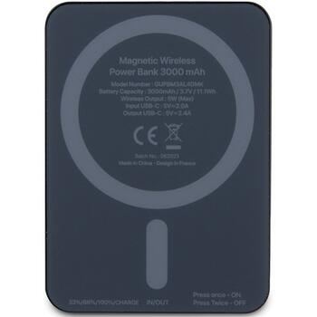 Guess GUPBM3ALGSGK 5W Внешний Аккумулятор 3000mAh (GUPBM3ALGSGK)