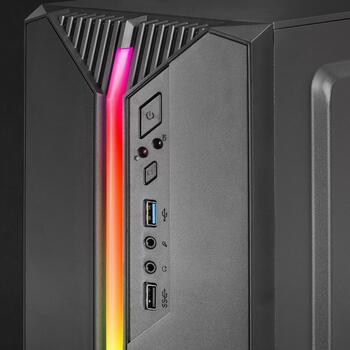 Mars Gaming MC-S1 Datora korpuss mATX / ARGB / Window (MCS1)