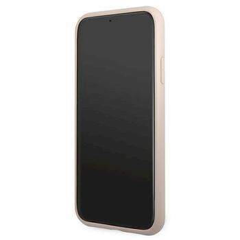 Guess GUHCN61G4GFPI Hardcase 4G Metal Gold Logo Aizsargapvalks priekš iPhone 11 6,1