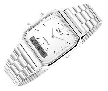 CASIO AQ-230A-7AMQYES Sieviešu pulkstenis / Sudraba (AQ-230A-7AMQYES)