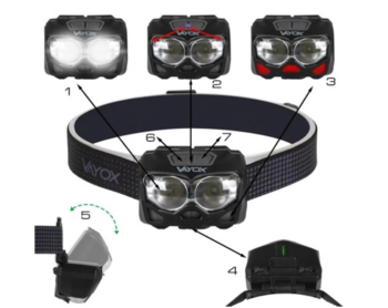 RoGer Galvas Lukturis 2x LED  500 lm (RO-4238)