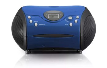 Lenco SCD-24 Digitāla FM Akustiskā sistēma Zila (SCD-24BLBK)
