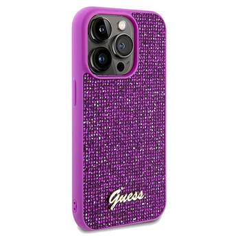 Guess GUHCP14LPMSDGSF Disco Metal Script Защитный чехол для iPhone 14 Pro 6.1