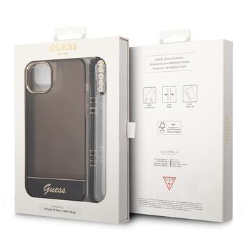 Guess GUHCP14SHGCOHK Hardcase Translucent Pearl Strap Защитный чехол для iPhone 14 / 15 / 13 6.1