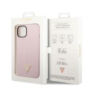 Guess GUHCP14MSLTGU Silicone Triangle Hardcase Защитный чехол для iPhone 14 Plus / 15 Plus 6.7