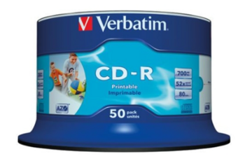 Verbatim CD-R Записываемые Диски 50шт (43438)