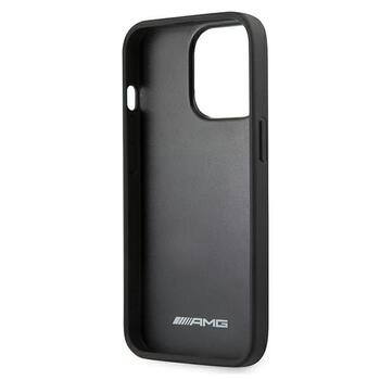 AMG AMHCP13LGSEBK Back Case Кожанный Чехол для телефона Apple iPhone 13 Pro Черный (AMHCP13LGSEBK)