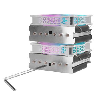 Mars Gaming MCPU-XT CPU Cooler Dual Tower Cooling 300W 2x120mm ARGB Кулер для процессора (MCPUXTW)