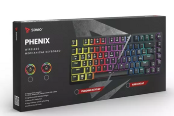 Savio SAVGK-PHENIX YELLOW Bezvadu mehāniskā tastatūra (PHENIXYELLOW)