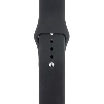 OBAL:ME Silicone Strap Силиконовый ремешок для Apple Watch 42-49mm M-L / чёрный (57983126133)