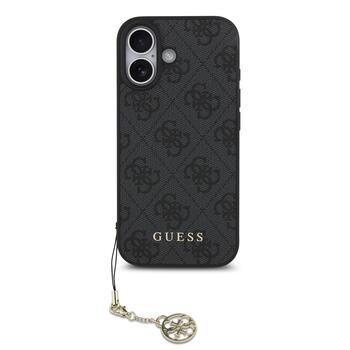 Guess 4G Charm Case Aizsargapvalks priekš Apple iPhone 17 (GUHMP17SGF4GCK)