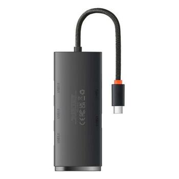 Baseus WKQX030301 Lite Sērijas USB-C Hubs 4x USB 3.0 (WKQX030301)