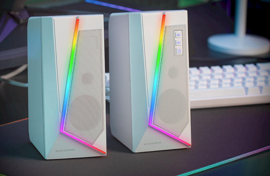 Mars Gaming MS7W Bluetooth 5.0 Стереосистема для компьютера 20W / белая (MS7W)