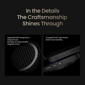 Nillkin CarboProp Aramid Magnetic Pen Slot Case Чехол для Xiaomi 17 Ultra (6902048310445)