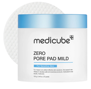 MEDICUBE Zero Pore Pads Mild 70 pcs Тонер педы для лица (8800256119059)